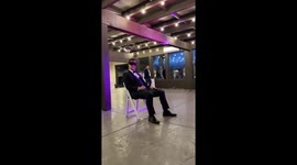 Wife pranks husband at wedding reception by making him perform the garter toss with his best friend