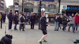 Amazing Soccer Tricks on London Streets
