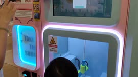Children Favorite Automatic Cotton Candy Vending Machine
