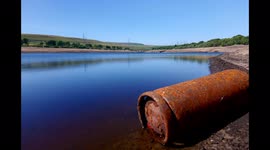 Timelapse shows reservoir as Yorkshire Water announces hosepipe ban amid UK heatwave