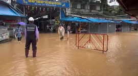 Tropical Storm Mulan hits northern Thailand with heavy rain causing floods