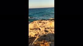 A wonderful photograph of the sea in the city of marsa matrouh egypt