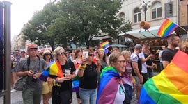 Rainbow Parade takes to the streets of Prague