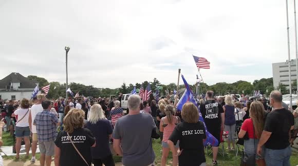 Pro-Trump Rally against FBI raid in Long Island NY