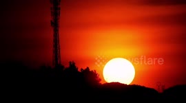 Stunning Footage Sunrise in Yichang, Hubei province, China