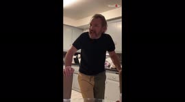 'Girl hits her head on the door after dad pulls a STARTLING prank on her '