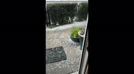 Hellacious hail hammers Ireland