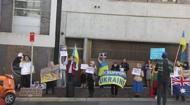 Ukrainians protest outside Amnesty International again after report blames them