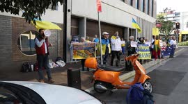 Ukrainians protest at Amnesty International again after report blames them
