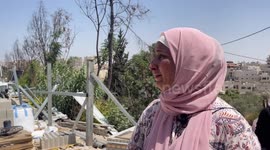 The Israeli municipality of West Jerusalem today demolished an events hall in Isawiyya neighborhood of East Jerusalem