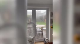 Thick clumps of hail bombard Kent village amid dramatic thunderstorm that spelled epic end to heatwave