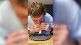 Meet the self-proclaimed 'king of sandwiches' who tastes utterly bizarre combinations - like Pot Noodle and Doritos