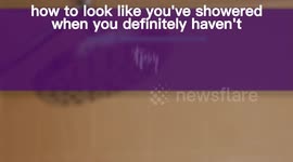 No time to shower? Here are some quick grooming tricks