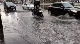 Paris damaged by intense rain and winds as France rocked by storms