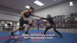 Malaysia's first and only hijab-wearing wrestler breaks stigma