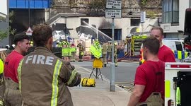 Train lines shut as blaze rages near Southwark railway arches