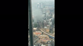 UK: Fire Erupts Between London Bridge And Waterloo East Stations 2