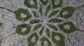UK park transformed with huge mandala artwork