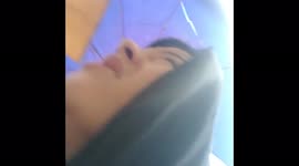 Moment Taliban fire shots during women's protest