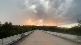 Timelapse of a supercell heading towards me