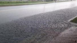 Monsoon Type Rains and a Man & His Horse In Frederick, Maryland - August 17th, 2022