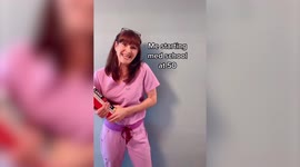 50-year-old woman swaps retirement for medical school to train to become a doctor