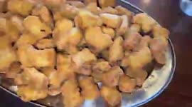 'Extreme eaters' take on two food challenge records, scoff 60oz burger and 100 chicken nuggets