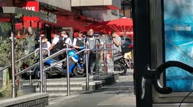 Police arrest delivery guy at Five Guys in London's Walthamstow