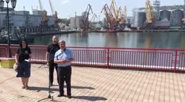 The United Nations Secretary-General Antonio Gutteres answers questions about Zaporizhzhia nuclear power stating and IAEA