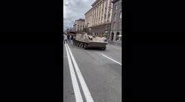 Viral video shows destroyed Russian tanks on display in Kyiv 'parade', trolling Putin