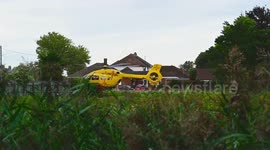 East of England air ambulance flies a victim of an rta to Addenbrookes hospital 1800hrs 18/8/22