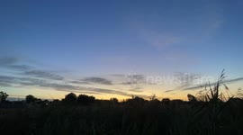 Timelapse video of sunrise Low Side Owtwell Cambridgeshire 29/6/22 0340hrs