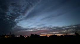 Timelapse video of sunrise Low Side Owtwell Cambridgeshire 29/6/22 0340hrs