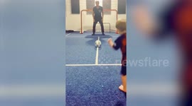 Meet the 4-year-old boy going viral for his smashing football skills