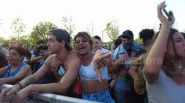 DJ City take over at the LatinoLife in the Park 22 at Brazilian state, Finsbury park, London, UK