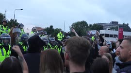 Despite victory over Liverpool, United supporters clash with police during 'Glazers Out' protest at Old Trafford