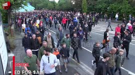 Glazer Out protest march prior the Manchester United - Liverpool match