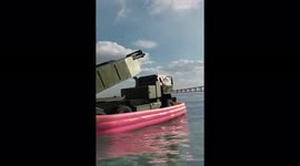Ukrainian forces release footage of rocket launchers approaching Crimean Bridge