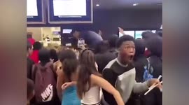Teenagers rampage through McDonald's stealing burgers and drinks in Nottingham