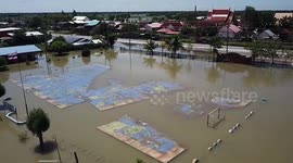 Villages flooded as heavy rain hits northeast Thailand