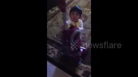 Girl Dislikes Vacuum