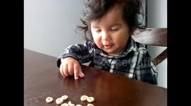 Boy Falls Asleep Eating