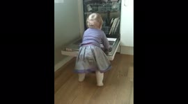 Girl Dances to Beat