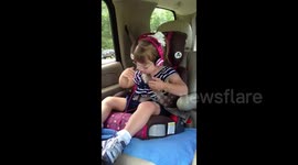 Girl Sings to Song