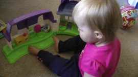 Girl Pretends to Poop