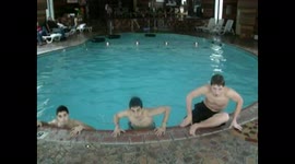 Swimming Pool Snow Angels