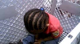 Boy Falls Asleep Sitting Up