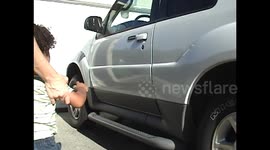 Boy Sets Off Car Alarm