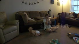 Baby Plays Hide and Seek