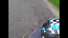 Boy Asleep on Bike